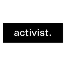 Activist Business Card