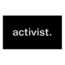 Activist Business Card Templates