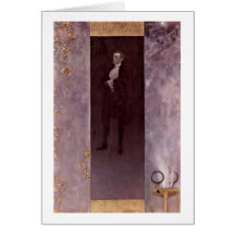 Actor Josef Lewinsky As Carlos By Gustav Klimt Card