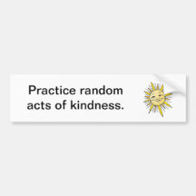 Acts of Kindness Bumper Stickers