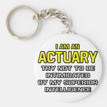 Actuary...Superior Intelligence Keychain