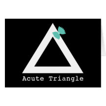 Acute Triangle Greeting Card