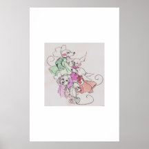 Ada-ada-tsa (puppies) print