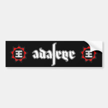 Adalene Logo Bumper Sticker