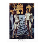 Adam And Eve By Hans Thoma Postcard