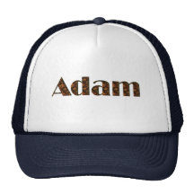 ADAM Name-Branded Personalised Fashion Cap Trucker Hat