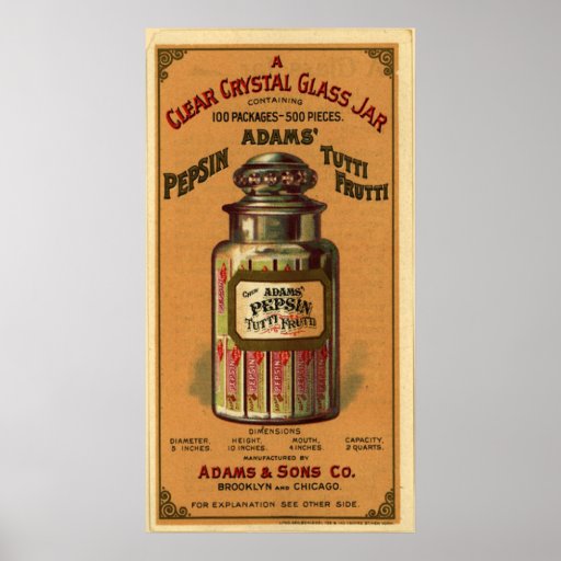 Adam's Pepsin Poster