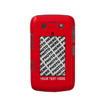 Add Photo Red Blackberry Bold Case