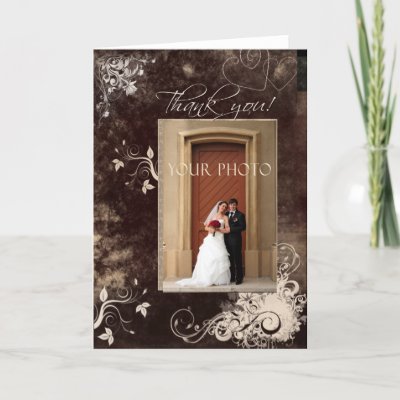 Add your own photo wedding design template card by perfectpostage