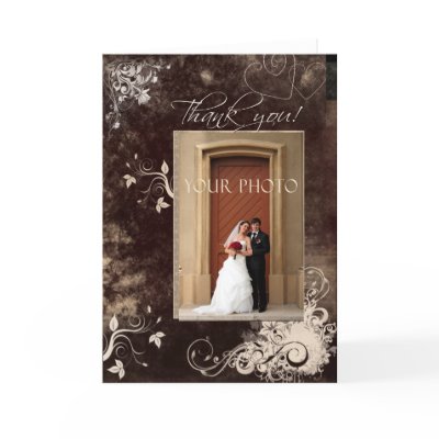 Add your own photo wedding design template card by perfectpostage