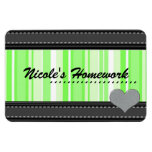 Add Your Own Text Designer Green Premium Magnet