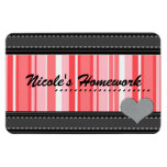 Add Your Own Text Designer Red Premium Magnet
