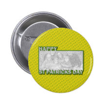 ADD YOUR PHOTO St Pats Cut Out Frame - Yellow Buttons