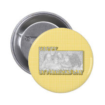 ADD YOUR PHOTO St Pats Cut Out Frame Yellow Clover Pin