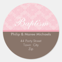 ADDRESS LABEL :: oh so beautiful 5 Round Stickers