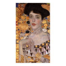 Adele Bloch Bauer Portrait (Detail) Gustav Klimt Business Card Template