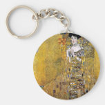 Adele Bloch-Bauer's Portrait  by Gustav Klimt Keychains