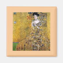 Adele Bloch-Bauer's Portrait  by Gustav Klimt Fridge Magnets
