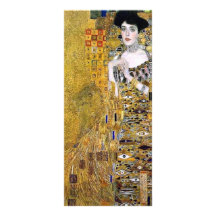 Adele Bloch-Bauer's Portrait  by Gustav Klimt Custom Rack Cards