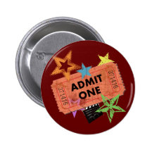 ADMIT ONE MOVIE TICKET BUTTONS