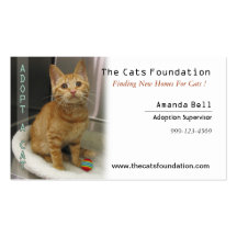 Adopt a Cat Business Card