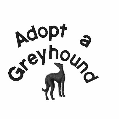 Adopt a Greyhound Embroidered Logo Embroidered Polo Shirt Adopt a Greyhound Embroidered Logo Embroidered Polo Shirt