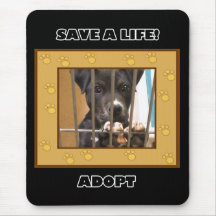 Adopt a puppy mousepad