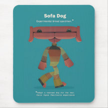 ADOPT A RESCUED DOG! MOUSE PAD
