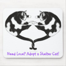 Adopt a Shelter Cat Mousepad
