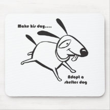 Adopt a Shelter Dog Mousepads