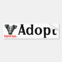Adopt Bumper Stickers