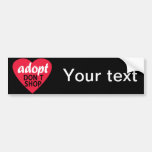 Adopt Dont Shop Bumper Stickers