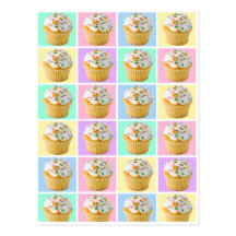 Adorable Cupcake Postcard