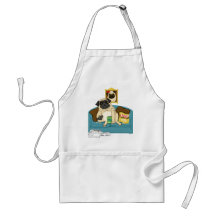 Adorable Customisable Couch Pugtato Tees, Gifts Aprons