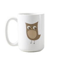 Adorable Ledger Owl mug mugs