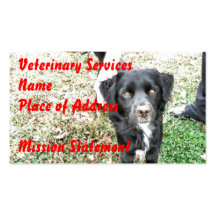Adorable Mixed Lab Dog Business Cards