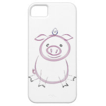 Adorable Pig and Bird iPhone 5 Cases