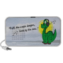 Adorable Puff The Magic Dragon Portable Speaker