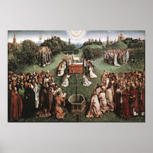 Adoration of the Lamb Jan van Eyck 1429 Posters