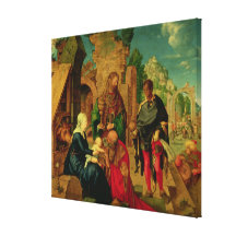 Adoration of the Magi, 1504 Stretched Canvas Print