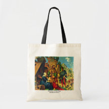 Adoration Of The Magi,  By Albrecht Dürer Canvas Bag