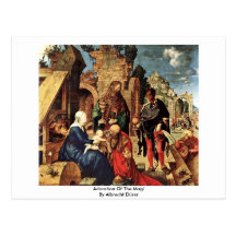 Adoration Of The Magi By Albrecht Dürer Post Cards