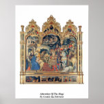 Adoration Of The Magi By Gentile Da Fabriano Print