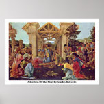 Adoration Of The Magi By Sandro Botticelli Poster