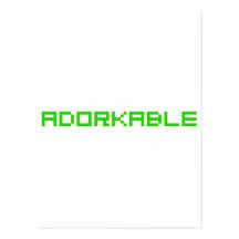 Adorkable Postcard