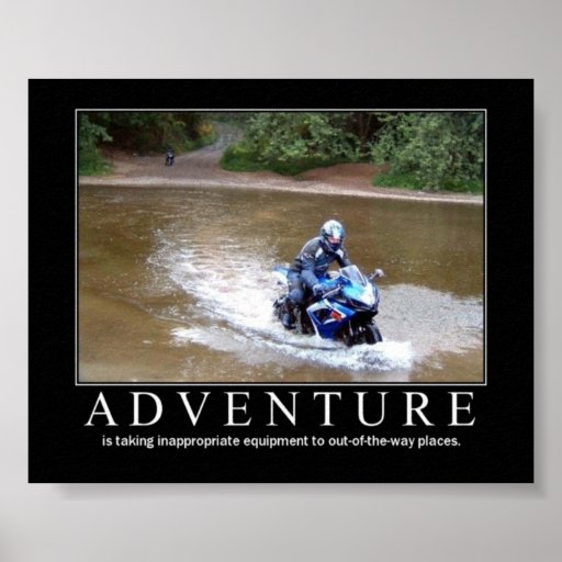 Adventure motivational poster