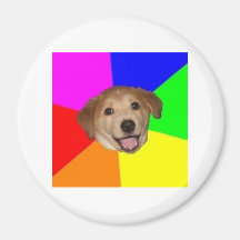Advice Dog Advice Animal Meme Fridge Magnet