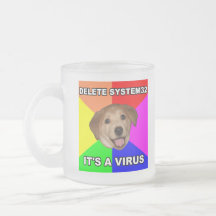 Advice Dog says: Delete the Virus Mug