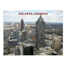 Aerial View of Atlanta, Georgia Postcard