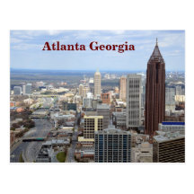 Aerial View of Atlanta, Georgia Postcard